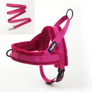 A4DOG Soft Padded Dog Harness, Escape Proof, Quick Fit Reflective Vest with Leash Set, Easy Walk