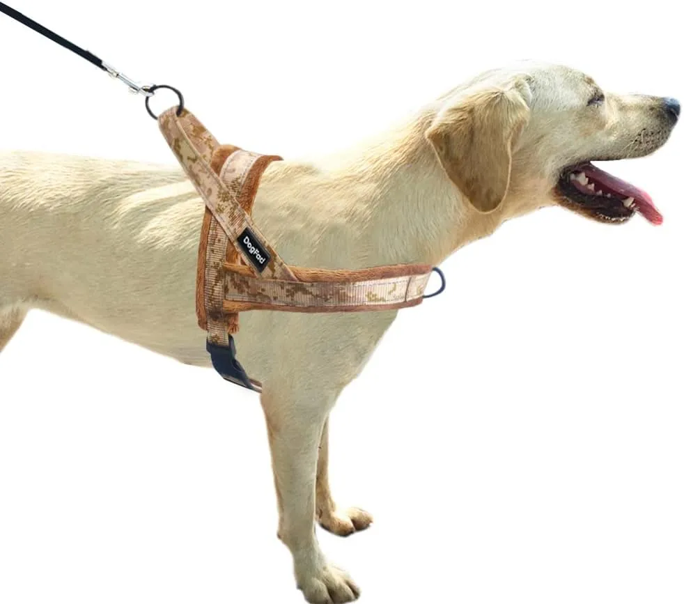 A4DOG Soft Padded Dog Harness, Escape Proof, Quick Fit Reflective Vest with Leash Set, Easy Walk