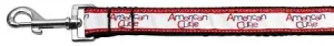 American Cutie Ribbon Dog Collars 1 wide 6ft Leash