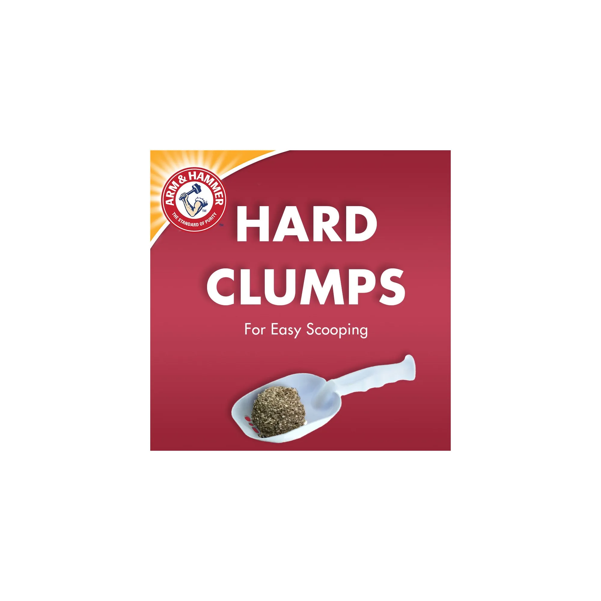ARM & HAMMER Double Duty Dual Advanced Odor Control Scented Clumping Cat Litter, 40 lb