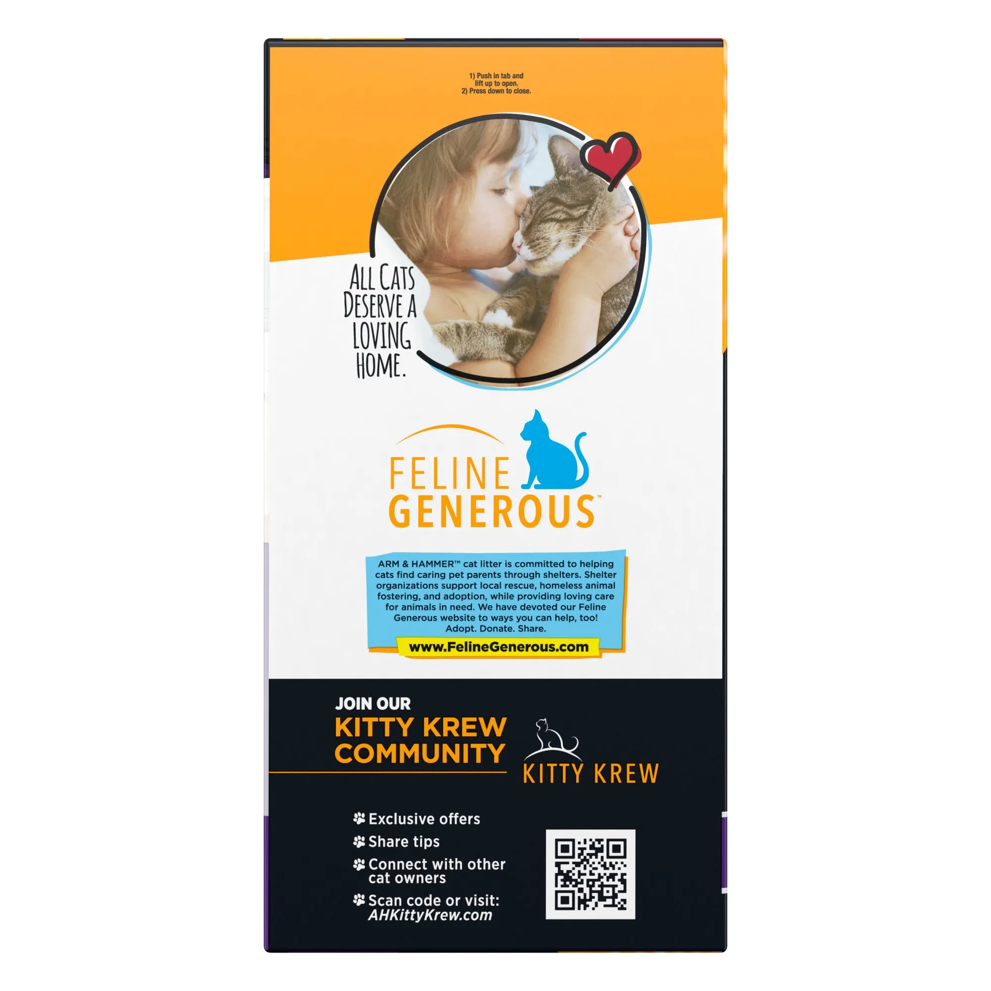 ARM & HAMMER SLIDE Easy Clean-Up Multi-Cat Clumping Cat Litter, 38 lb