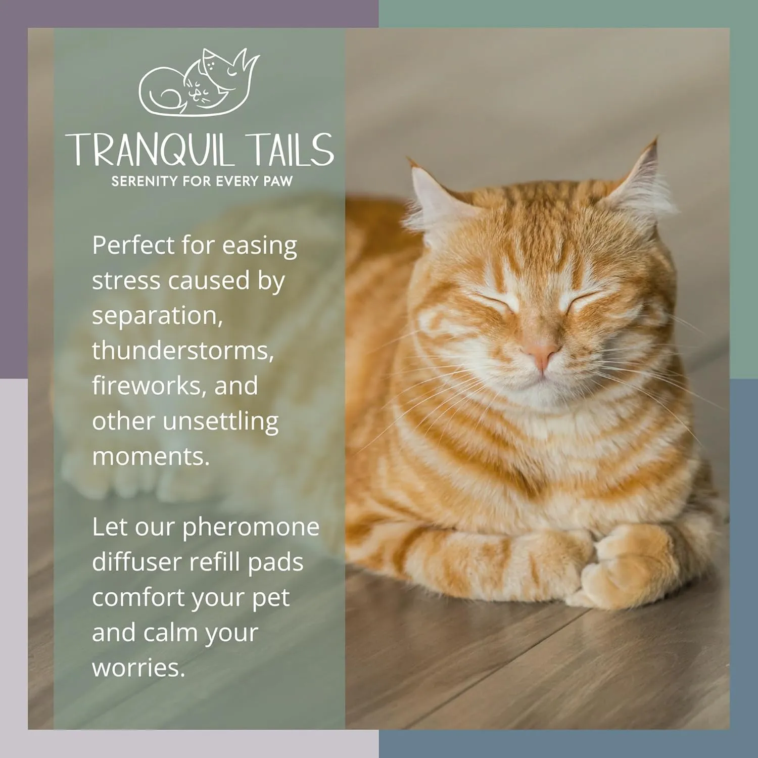 Aromatic Pheromone Refill Pads for Cats, Woodland Whiskers Scent, Pack of 7 Pads, Made in The USA
