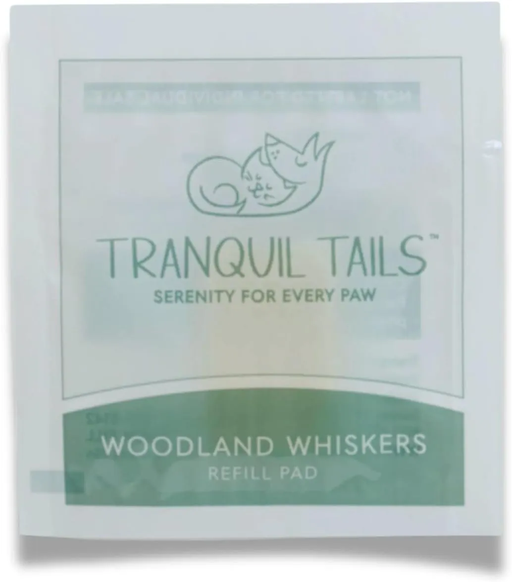 Aromatic Pheromone Refill Pads for Cats, Woodland Whiskers Scent, Pack of 7 Pads, Made in The USA