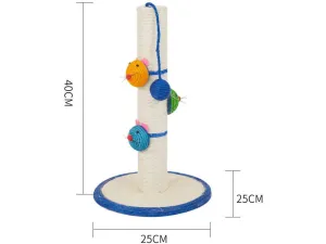 Blue Linen Rope   12Mm Particle Board   Paper Tube 25X25X40Cm