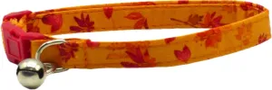 Cat & Kitten Collar Range "Autumn Leaves" by Mabel & Mu