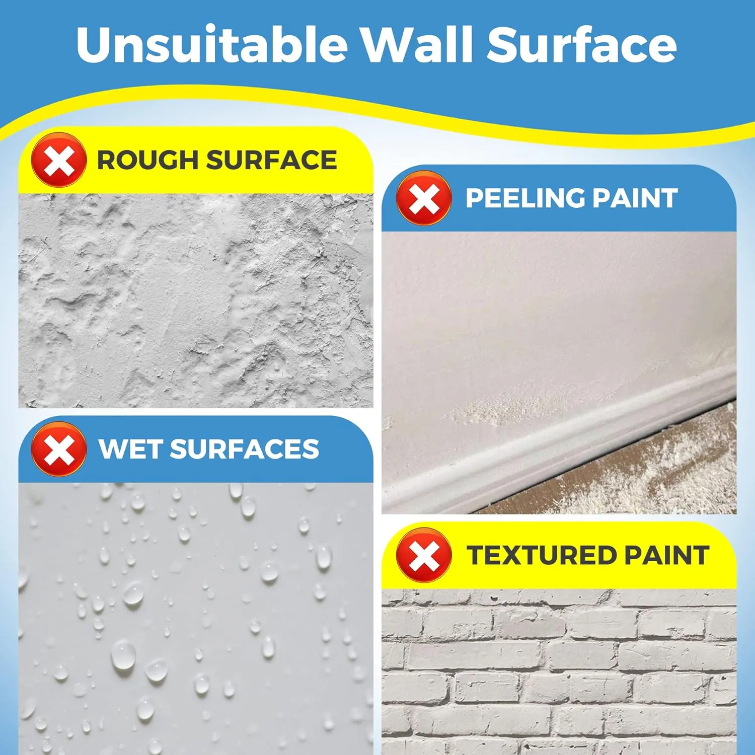Clear Wall Protector, Non Adhesive Static Cling Removable Contact Paper, Plastic Stickers for Kitchen & Office from Trash, Chair Back, Wallpaper, Furniture, Door Scratch Dog Cat 6.6ft