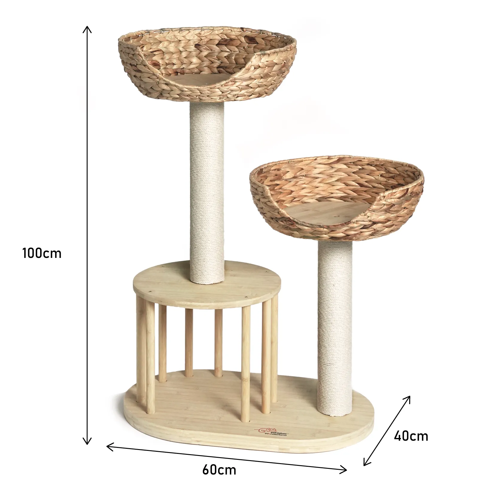 Eco-Friendly Bamboo Cat Tree MEDIUM