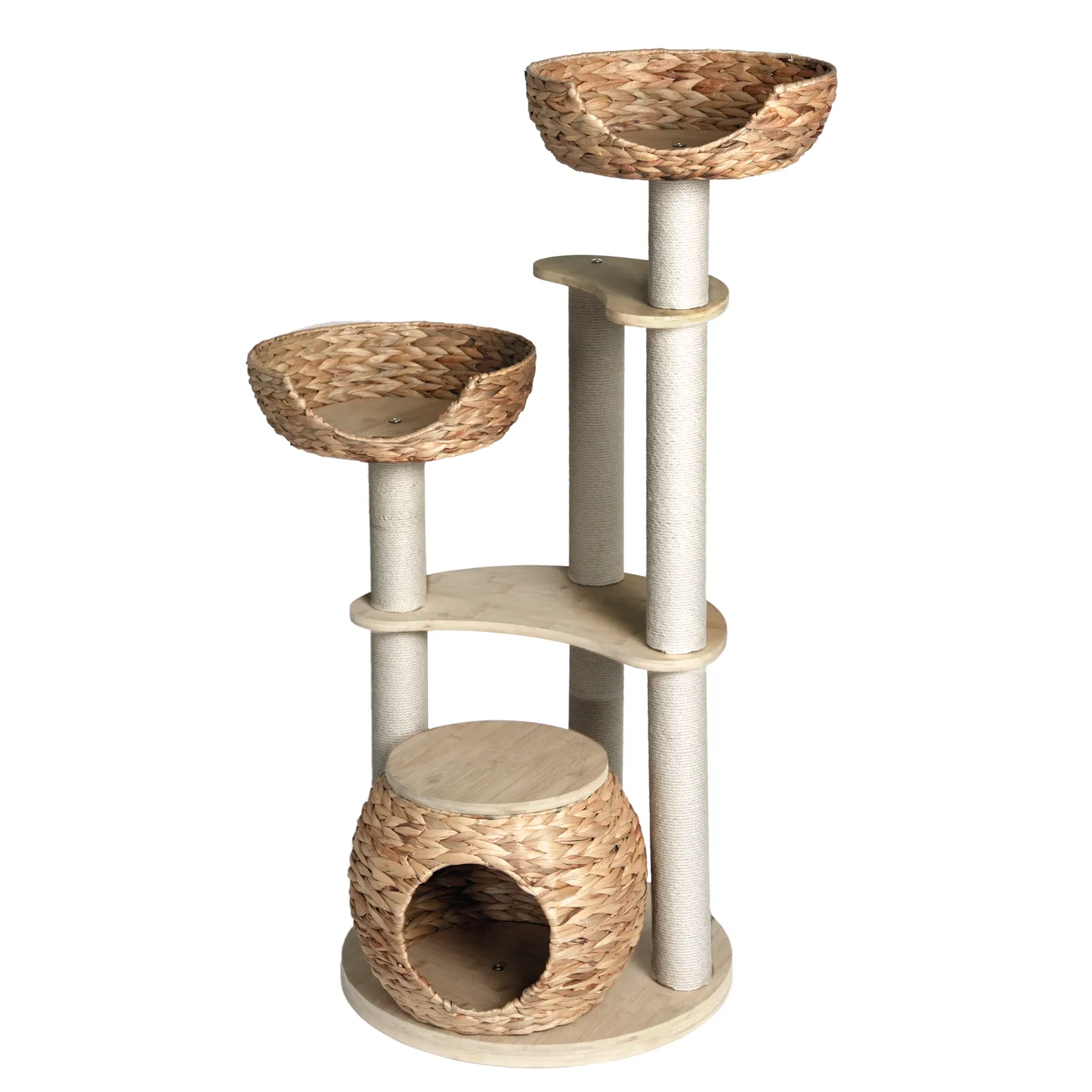 Eco-Friendly Bamboo Cat Tree MEDIUM