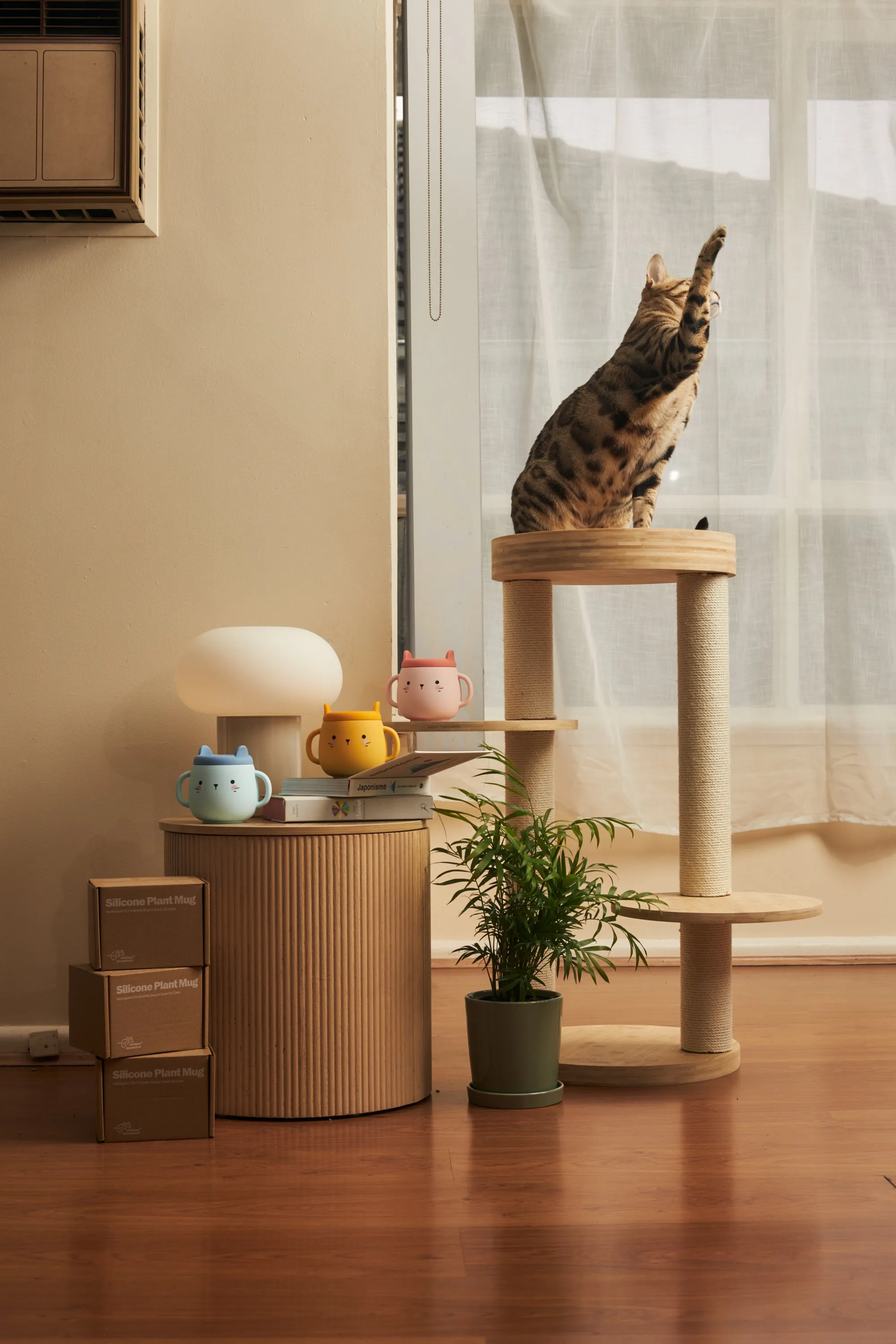 Eco-Friendly Bamboo Cat Tree SMALL