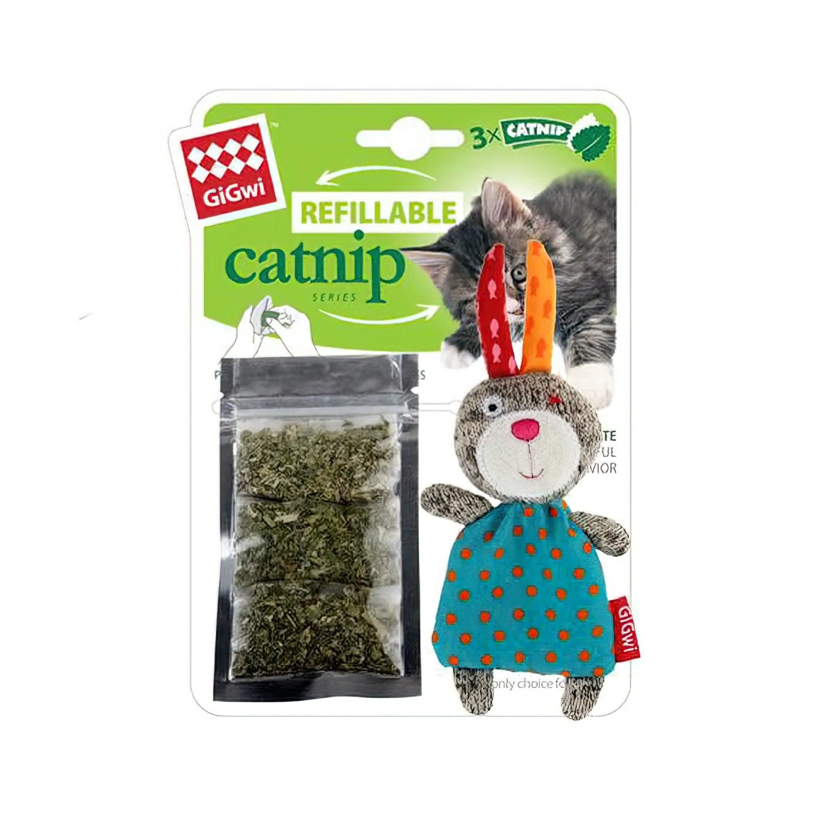 GiGwi Refillable Catnip Cat Toy