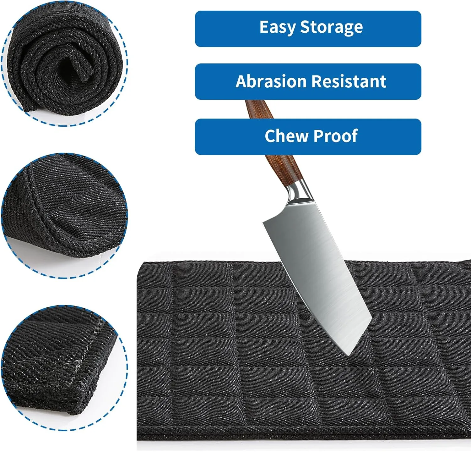 HOMBYS Chew Proof Dog Crate Bed Mat, 17"x23" Indestructible Kennel Pad for Aggressive Chewers, Plaid Durable Puppy Crate Mats for Small Dogs Cages
