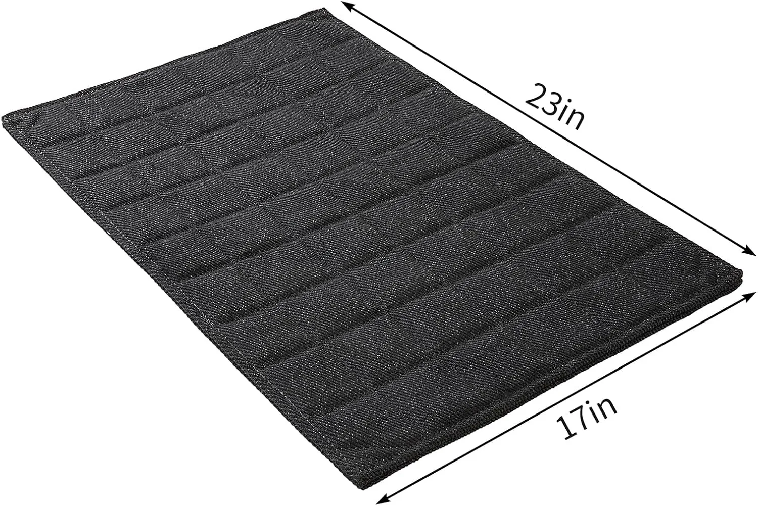 HOMBYS Chew Proof Dog Crate Bed Mat, 17"x23" Indestructible Kennel Pad for Aggressive Chewers, Plaid Durable Puppy Crate Mats for Small Dogs Cages
