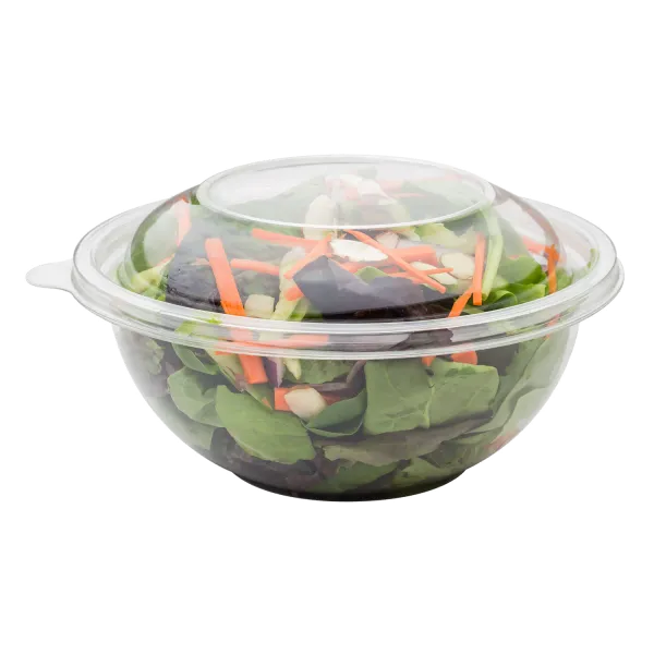 Karat 32 oz PET Plastic Salad Bowl - 300 pcs