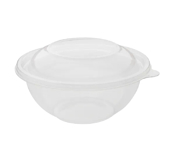 Karat 32 oz PET Plastic Salad Bowl - 300 pcs