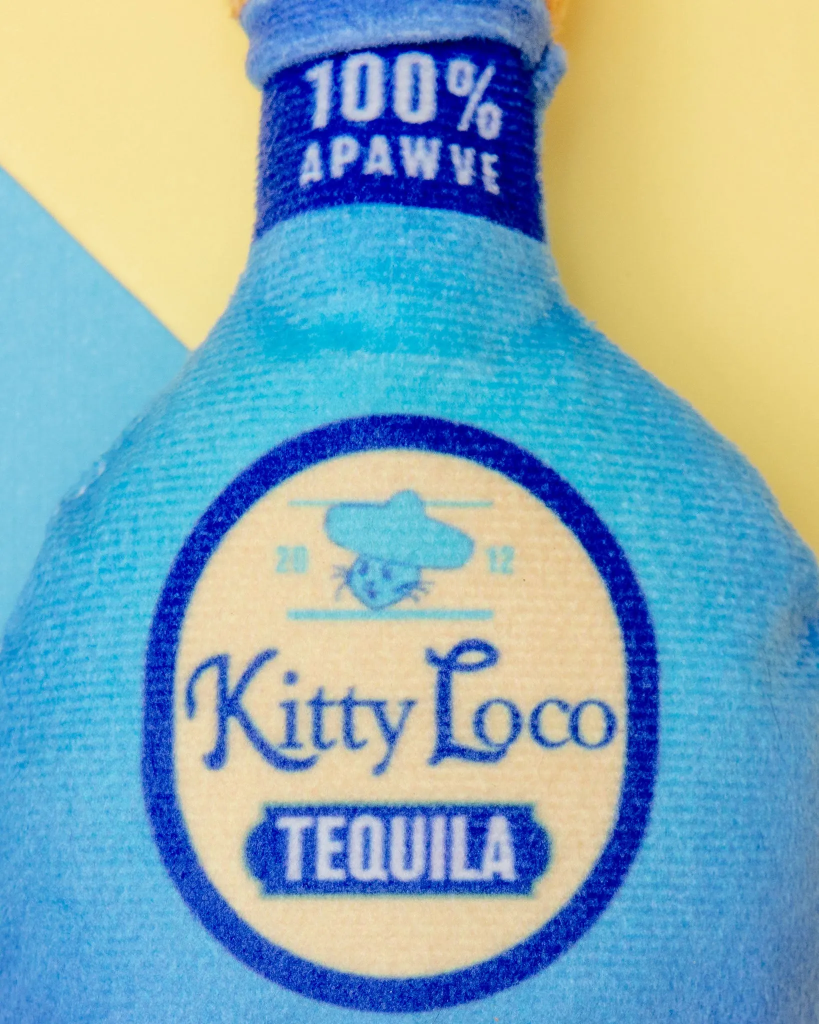 Kitty Loco Tequila Crinkle Plush Cat Toy w/ Catnip