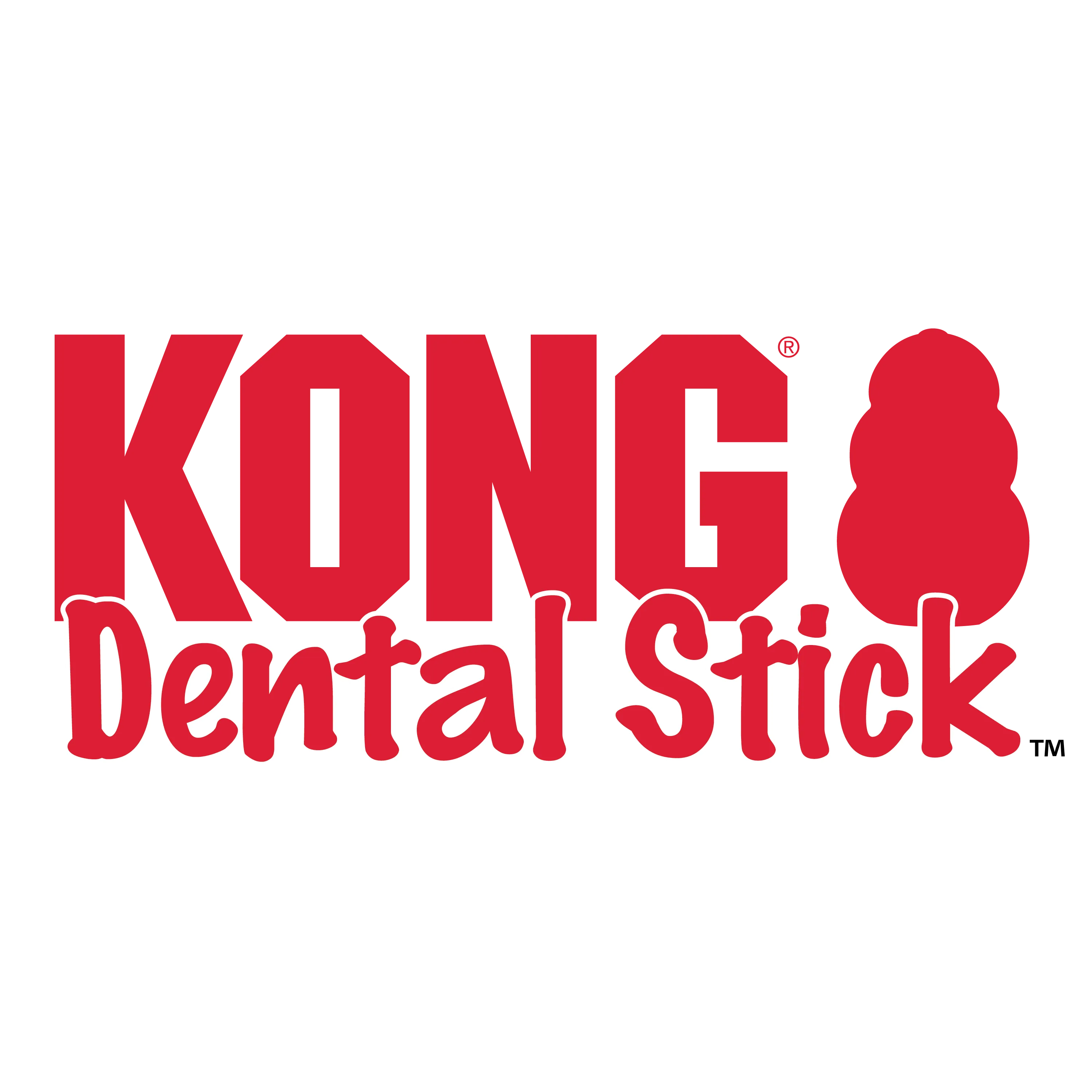 KONG | Classic Red Rubber Dog Chew Toy | Dental Stick