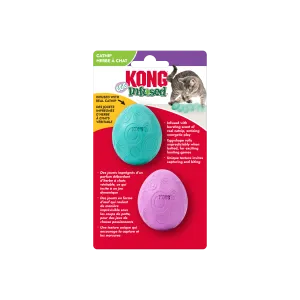 KONG Infused Catnip Egg 2 Pack