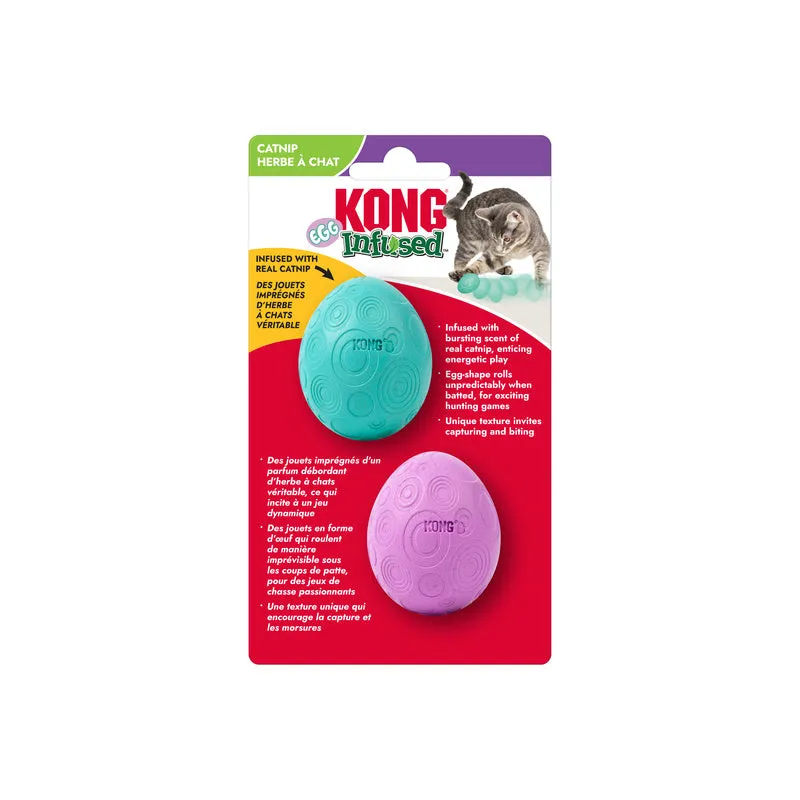 KONG Infused™ Catnip Egg 2-pk