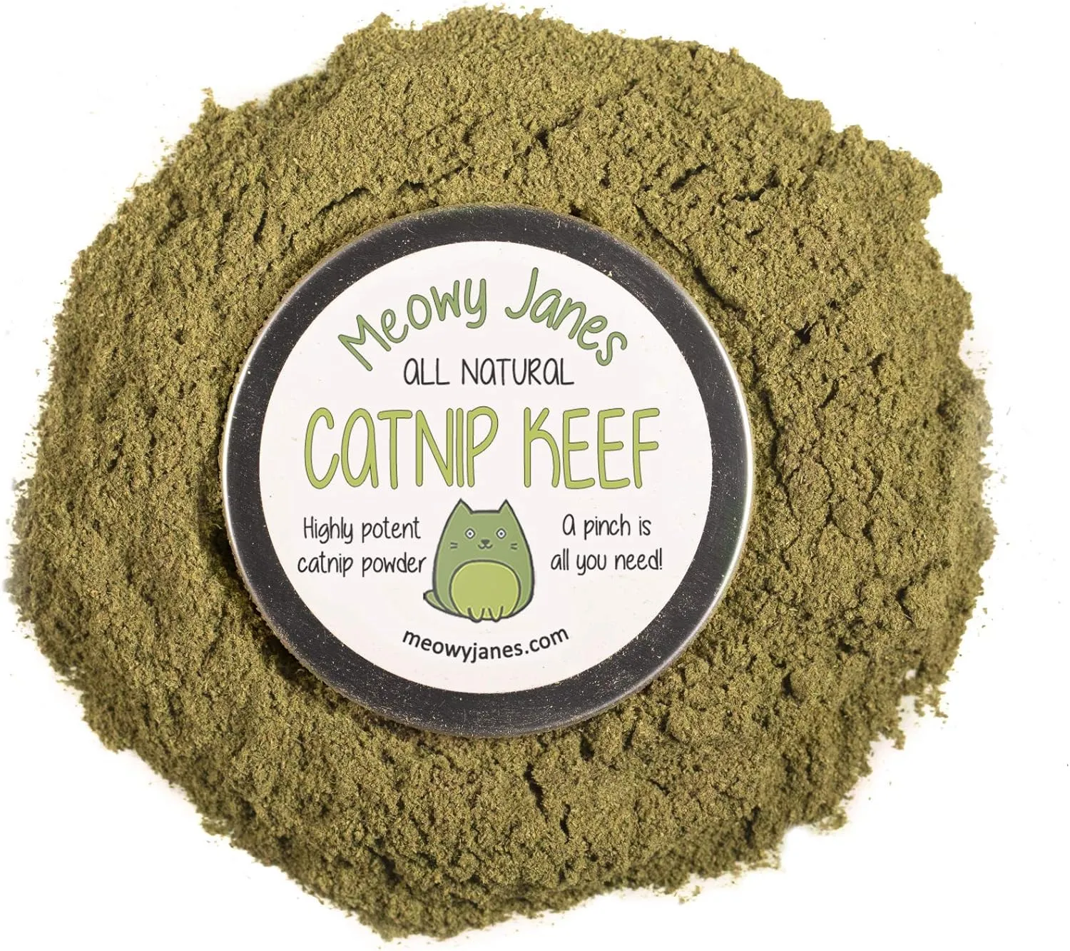 Meowy Janes Catnip Keef- 20 Grams- Concentrated Fine Ground Catnip Powder - Catnip Dust