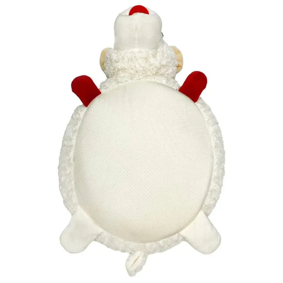 Multipet Lamb Chop Bolster Style Dog Bed Medium 27In X 18.5 in