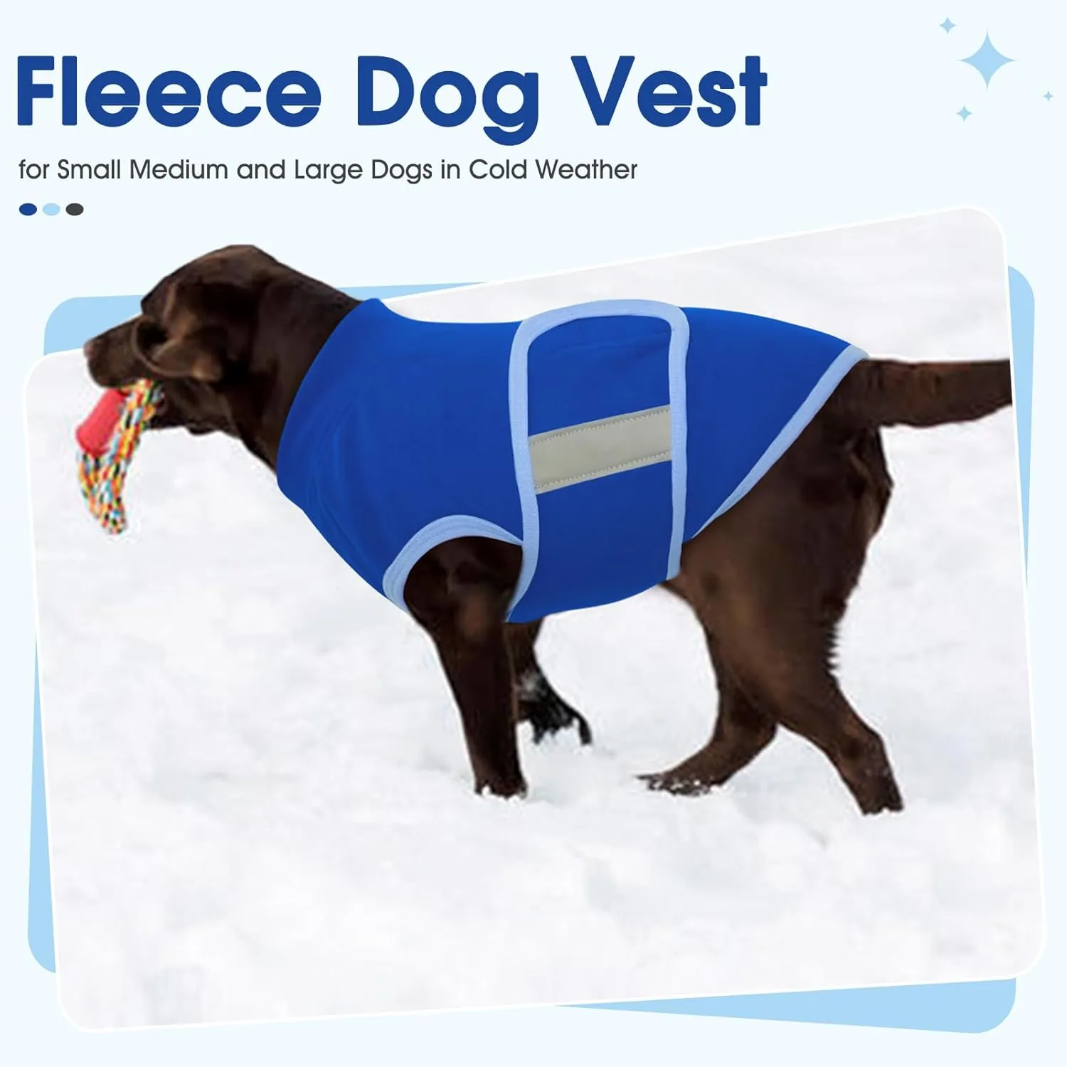 Nanaki Fleece Vest Cold Winter Sweatshirt, Soft Sweater Jacket, Adjustable Pullover, Warm Clothes, Fall Plush Coat for Dogs and Puppies