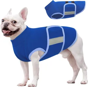 Nanaki Fleece Vest Cold Winter Sweatshirt, Soft Sweater Jacket, Adjustable Pullover, Warm Clothes, Fall Plush Coat for Dogs and Puppies