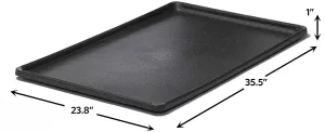 New Replacement Pan for 36" Long MidWest Dog Crate (Life Stages) Black! Also great for Boot Tray, Gardening, Pet Food Tray, Tray for under kitty litter box & More!