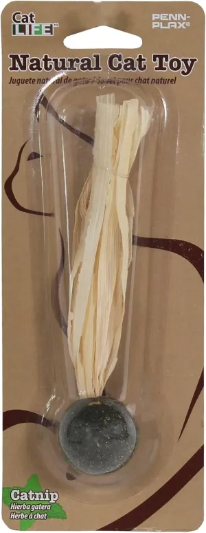 Penn-Plax Cat-Life Compressed Catnip Birdie with Corn Husks  Natural Cat Toy  1 Count