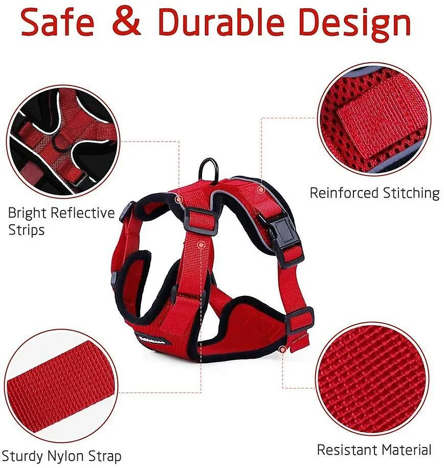 Pet collars harnesses cat harness and leash set for walking small dog harness with reflective strips nylon mesh