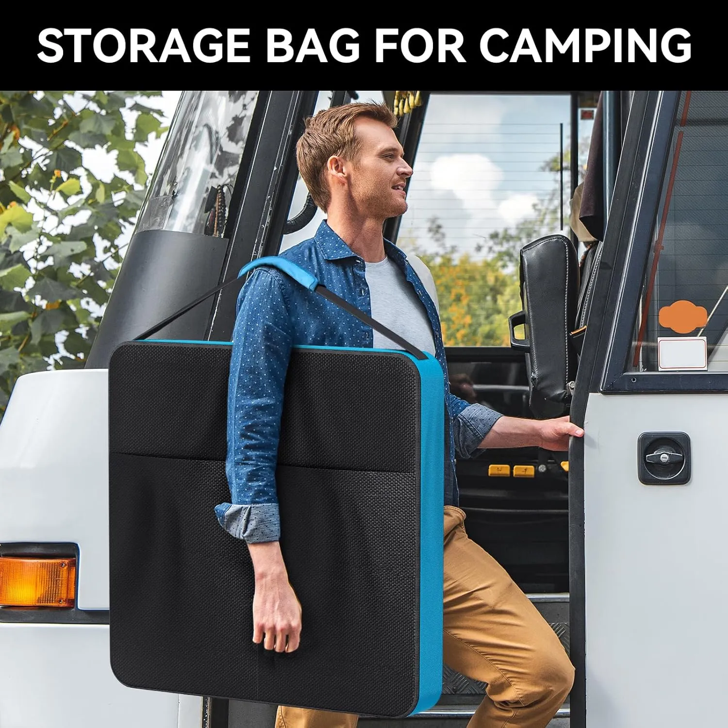 PJYuCien Dog Playpen Storage Bag ((Not Suitable for Other Brands) Fits 40" H 32" W 8 Panels Dog Pen, Designed for RV Trips,Yard and Indoor. (32"x32"x8")