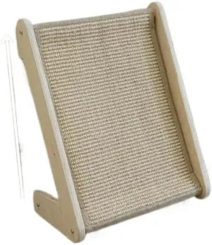 Practical L-Shaped Sisal Cat Scratch Pad with Catnip, Artificial Pet Scratch Board, Suitable for Indoor Pets Suitable for Indoor Pets