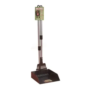 Precision Pet Products Little Stinker Poop Scoop with Rake Black, Silver Large
