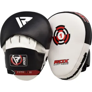 RDX T1 Curved Boxing Pads Black / White