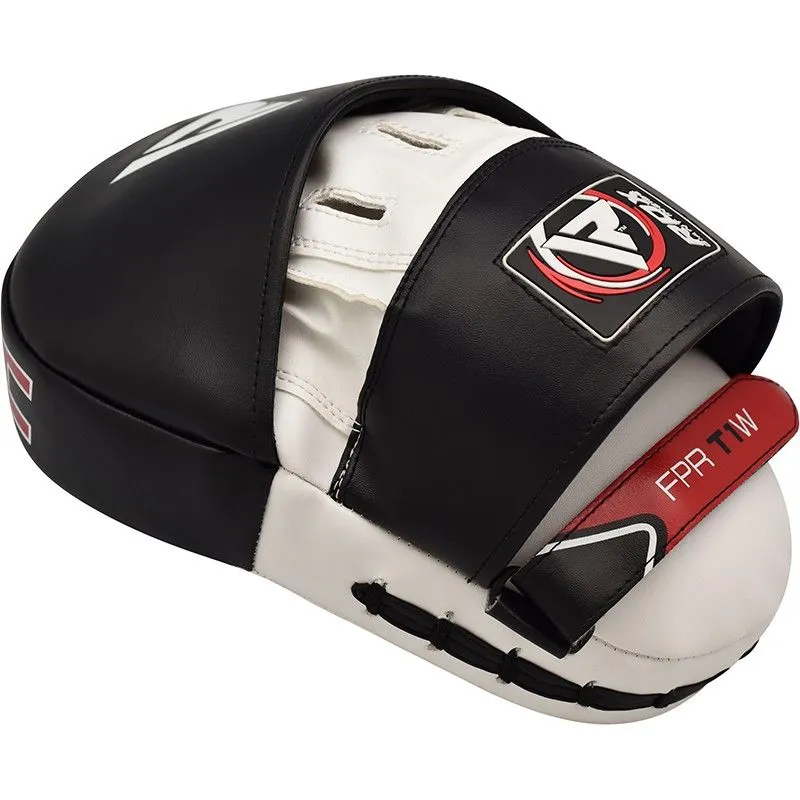 RDX T1 Curved Boxing Pads Black / White