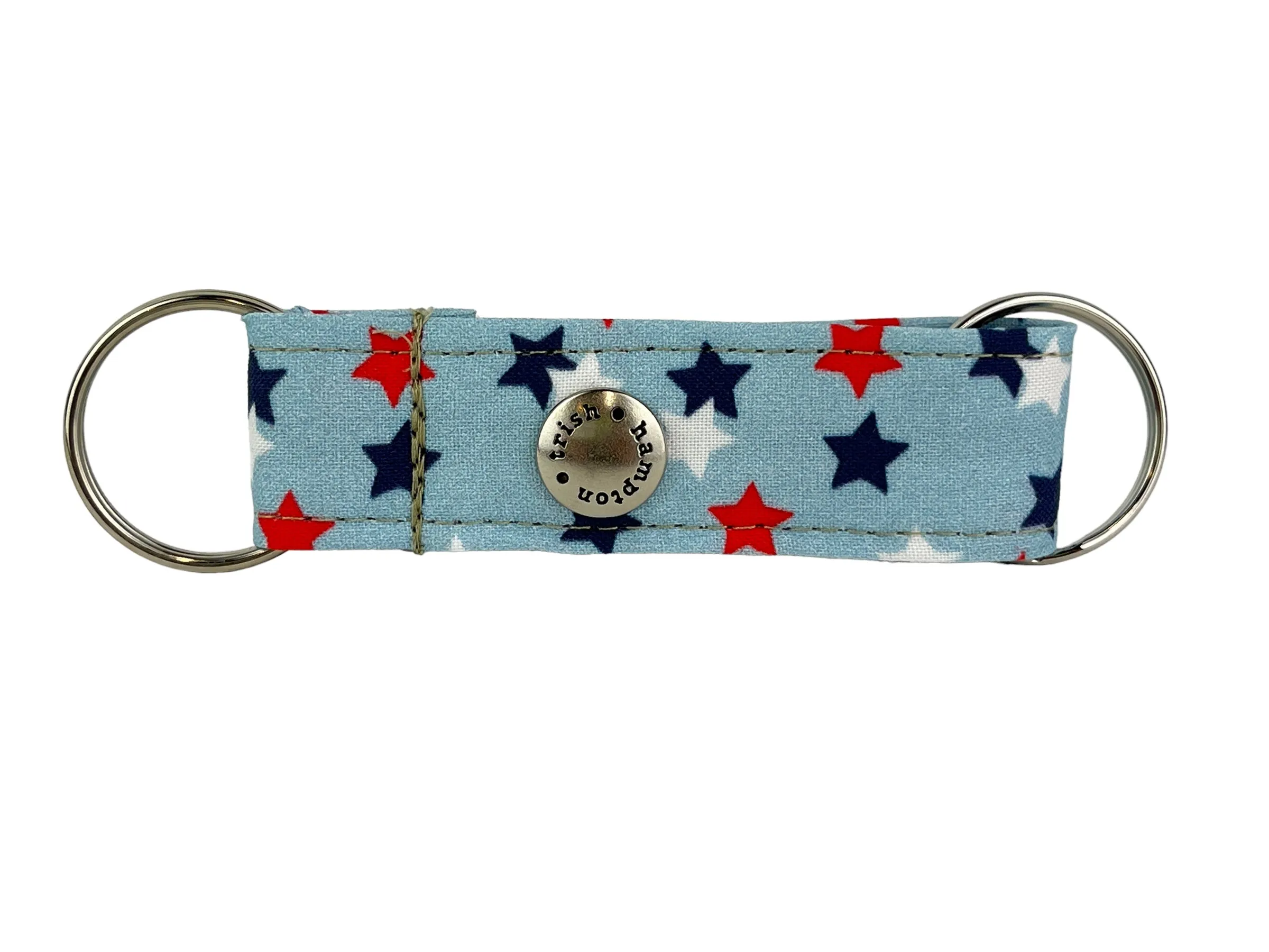 Red/White/Blue Stars Snappy Keychain - 1001