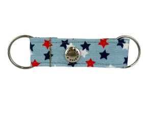 Red/White/Blue Stars Snappy Keychain - 1001