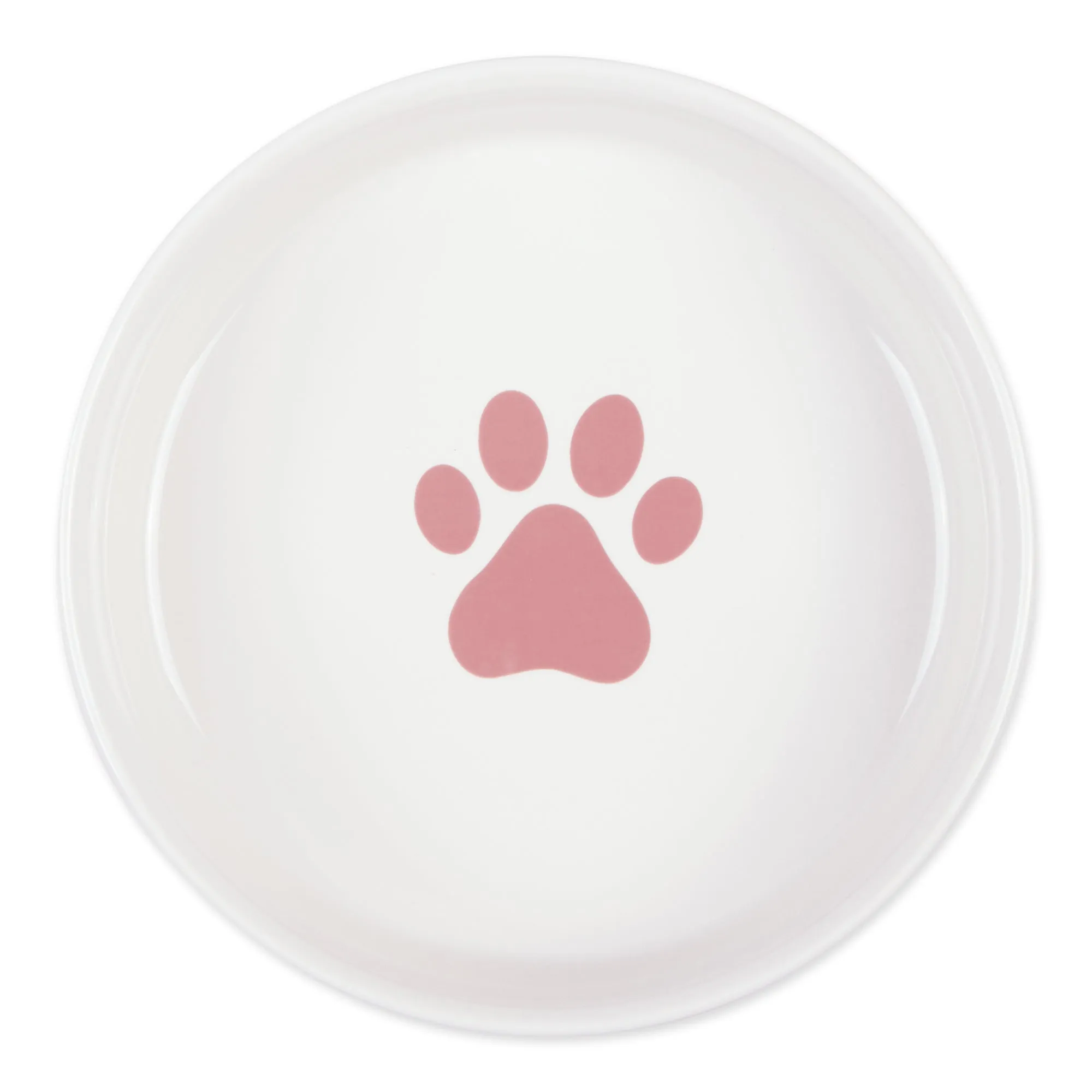 Rose Dog Show Pet Bowl Set/2, Large 3.75 C. Capacity