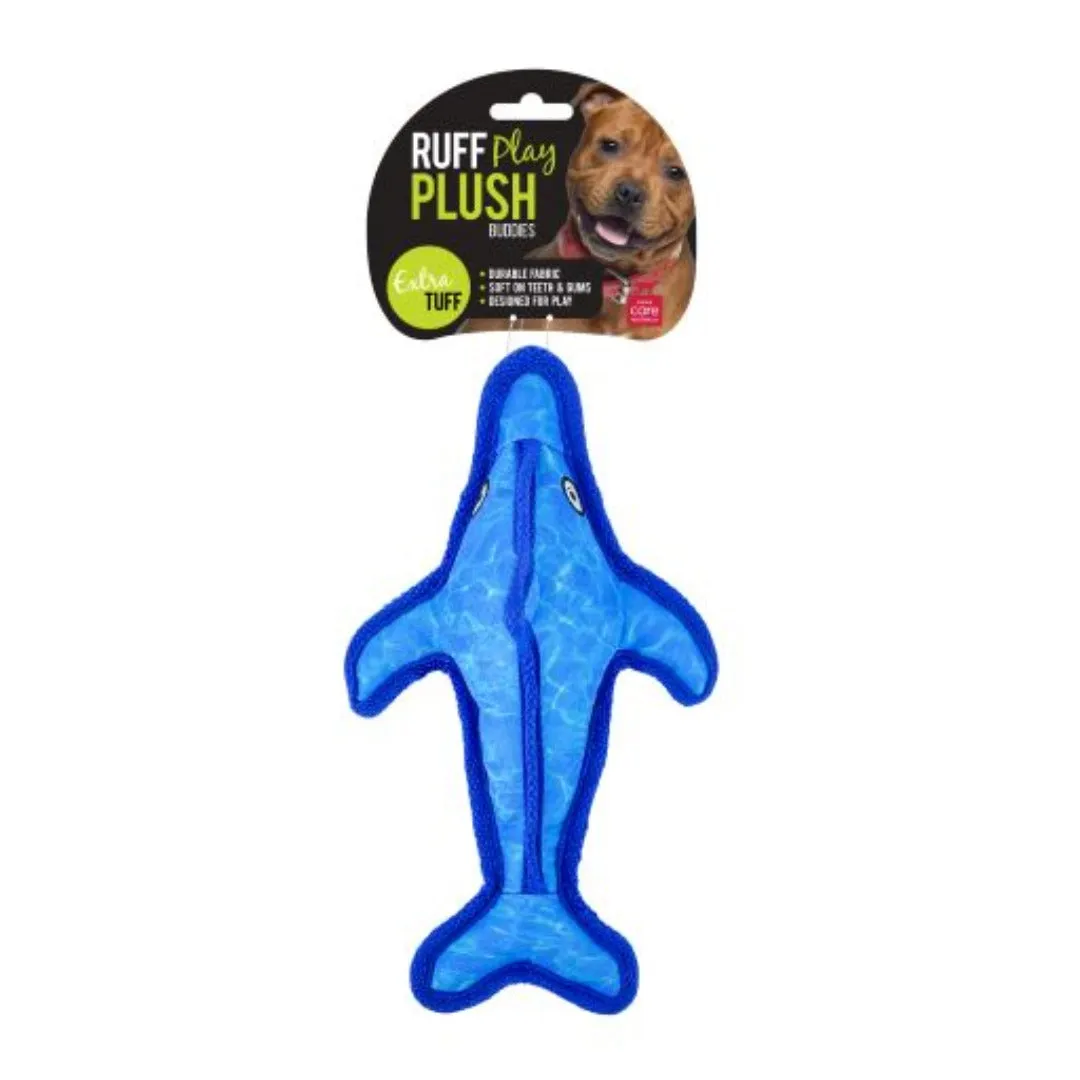 Ruff Play Plush Shark Blue