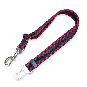 Seatbelt Leash Red Buff Check