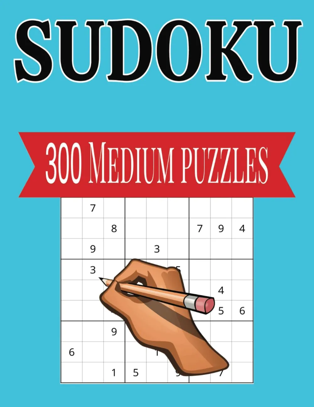 Sudoku: 300 Medium Puzzles Paperback  March 3, 2025