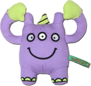 Touchdog Cartoon Three-eyed Monster Plush Dog Toy, One Size, Purple