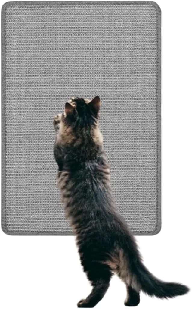 Wall and Door Mounted Cat Scratcher - Durable, Long-Lasting, Easy Install, Screw Mounting, for All Cat Types