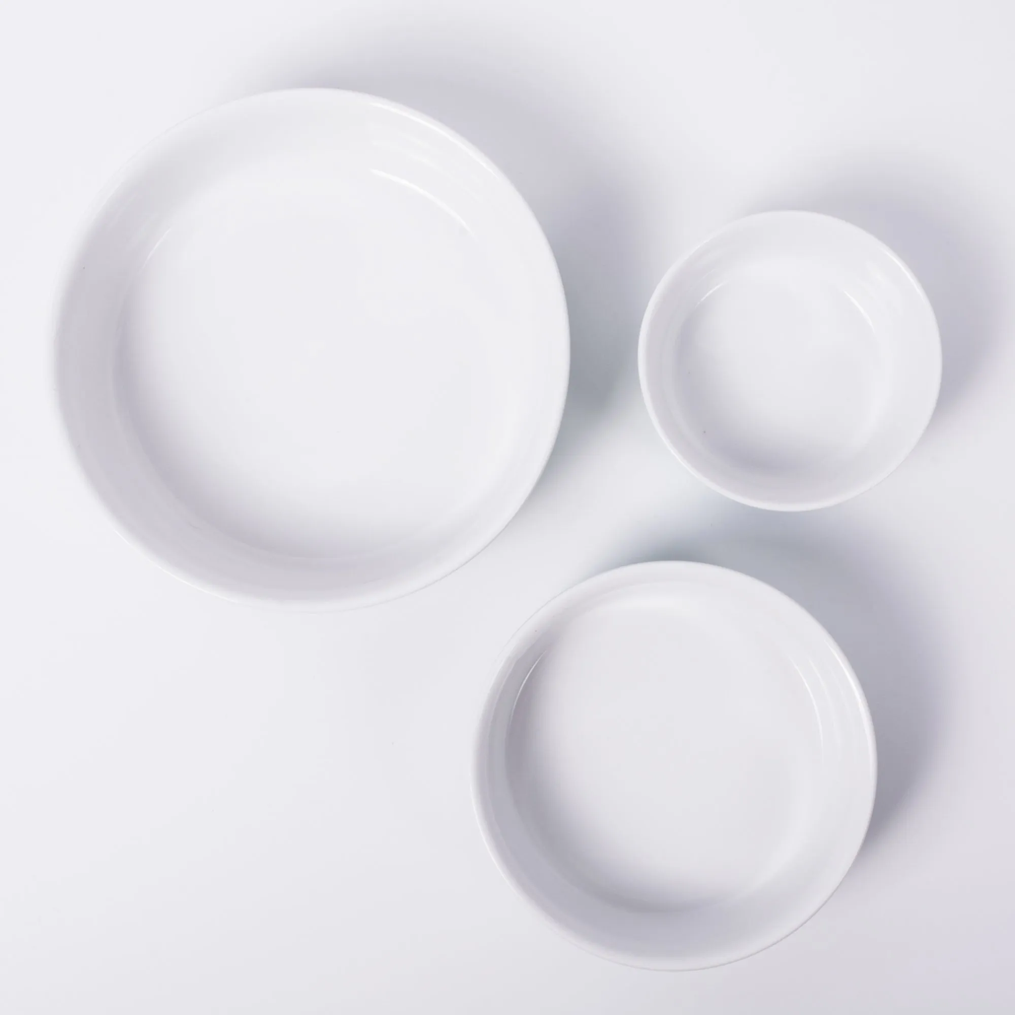 White Marble Pet Bowl Set of 2, Medium - 1.5 C. Capacity