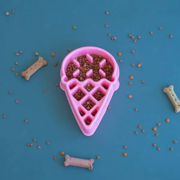 ZippyPaws Happy Bowl Slow Feeder Ice Cream